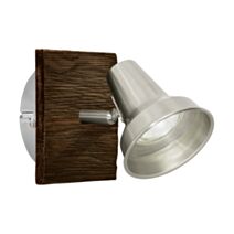 Patère Filipina GU10-LED/3,3W acier/bois