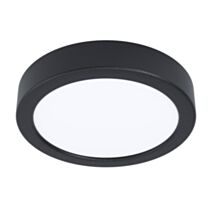 Plafonnier LED Ø16cm noir 11W 1350 lumens 4000K Fueva 5 - EGLO
