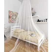 Moustiquaire ciel de lit 1 personne simple L8,5xH2,2m - WINDHAGER