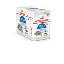 Pâtées Chat Indoor7+ Sauce 12x85gr - ROYAL CANIN