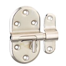 Targette pêne rond nickelée 35mm - THIRARD