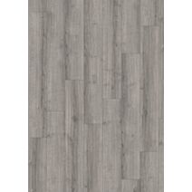 Revêtement de sol stratifié classe 32 Chêne Sherman gris clair 4 chanfreins 129,2x19,3x0,8cm - EGGER