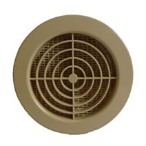 Grille ronde beige Ø 125 - HBH