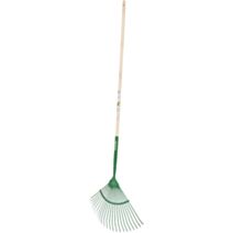 Balai à feuilles 22 fils plat vert - INVENTIV