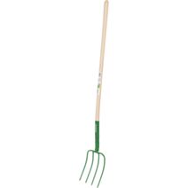 Fourche à fumier verte 4 dents - INVENTIV