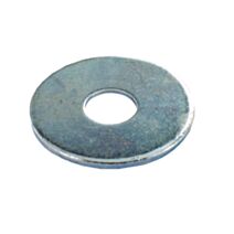 8 rondelles plates très larges acier zingué ∅10 - INVENTIV
