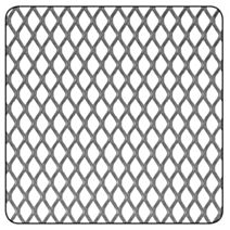 Métal déployé acier 6x3,3-500x250x0.5 - CQFD