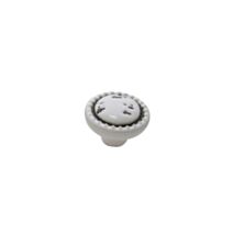 Bouton meuble Email Ceramique Beige ø46mm h28mm - B BEAUTY 