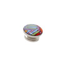 Bouton meuble Zen Céramique multicolore ø40mm h26mm - B BEAUTY