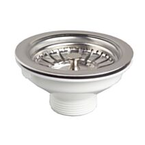 Bonde à panier pour évier 1 bac Ø90 mm - WIRQUIN