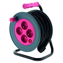 Enrouleur ménager Rose 3G1mm² 15m