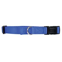 COLLIER NYLON 25/35 CM BLEU