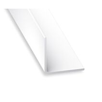 Cornière PVC 50x50mm 2m Blanc - CQFD