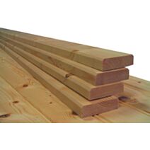 Lot de 4 barres écharpe  27 x 88 mm - sapin