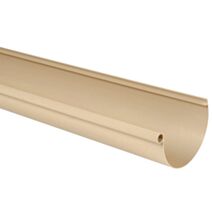 Profilé de gouttière de 25 Longueur 4 mètres Sable
