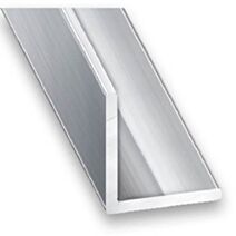 Cornière Aluminium Anodisé 30x30x1,5mm 2m Argent Brillant - CQFD