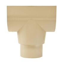 Naissance centrale à coller pour gouttière de 25 sable