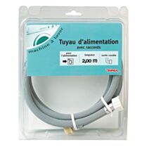 Tuyau alimentation machine à laver. FF sortie coudée - 1,5m
