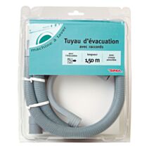 Tuyau évacuation Ø18-2 m crosse