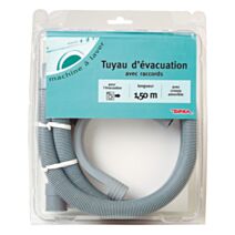 Tuyau évacuation Ø18-2,50 m crosse