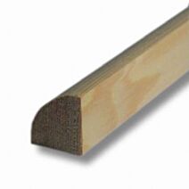 Quart de Rond  9 x 9 mm - sapin