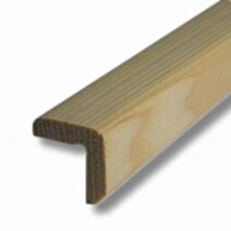 Baguette d'angle  22 x 22 mm - sapin