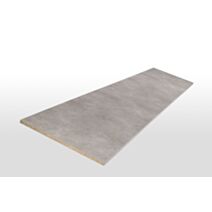 Tablette mélaminée Béton Aluminium 18mm 250x60cm