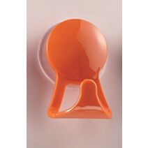 Patère 1 Tête Ventouse Orange - MOTTEZ