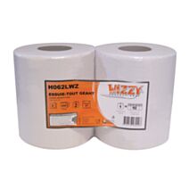 Rouleaux essuie tout géant 450 formats 2 plis ouaté blanc - WIZZY