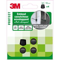Embout caoutchouc enveloppant Ø10mm - 3M