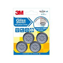 Patin glisseur adhésif alvéolé Ø30mm - 3M