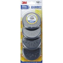 Patin glisseur adhésif gris Ø80mm - 3M