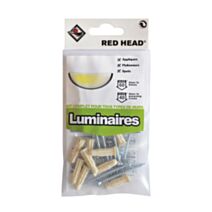 Kit de chevilles fixation Luminaires - RED HEAD