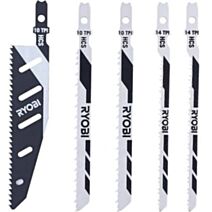 Lames x5 scie sauteuse bois 10 TPI - RYOBI