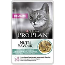 Pâtée Chat Delicate Poisson 85gr - PRO PLAN NUTRISAVOUR