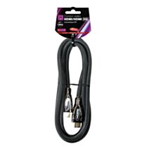 Cordon HDMI haute qualité noir tressé - OPTEX