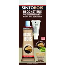 Mastic à bois avec durcisseur angles/gros trous chêne clair 66ml - SINTO
