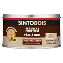 Pâte à bois Rebouche imperfections naturel 170ml - SINTO