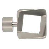 Embout carré sans rivet Chic Métal Ø28 chrome mat