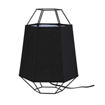 Lampe de Chevet Léone 35x25x25cm 60W Noir - MATHIAS