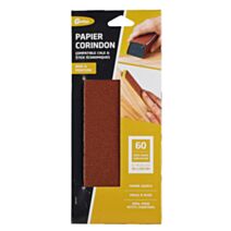 Set de 6 feuilles 93 x 230 mm corindon grain 60 - GERLON