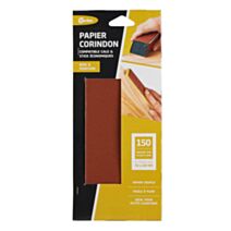 Set de 6 feuilles 93 x 230 mm corindon grain 150 - GERLON