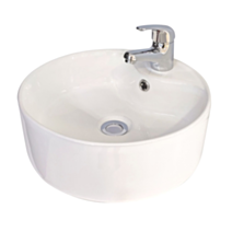 Vasque à poser céramique Pat 38,50x12cm blanc - ONDEE