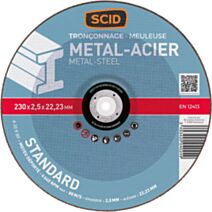 Disques à tronçonner standard Ø230mm Métal-acier