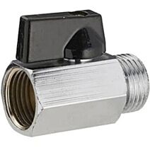 Mini vanne d'arrêt 1/4 tour mâle femelle 15x21 - NOYON THIEBAULT