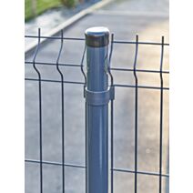 Poteau Rond Univers Gris 7016 Ø48mm h0,70m - DIRICKX