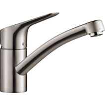 Mitigeur évier MYSPORT S - bec orientable - inox - HANSGROHE