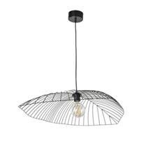 Suspension Leaf Métal Noir Mat 80cm 60W - COREP