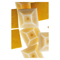 Embase adhesive collier transp. x10 - INOTECH