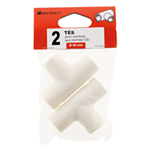 TES CONDUIT BLANC PVC D20MM X10